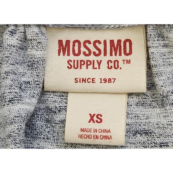 Mossimo Supply Co Gray Heathered Strapless Romper XS Pockets Elastic Waist Soft - Picture 4 of 5